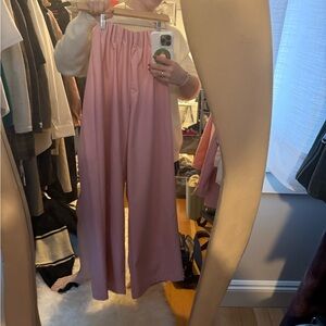 SUIT SET Nasty Gal pink set - small/medium blazer and trouser